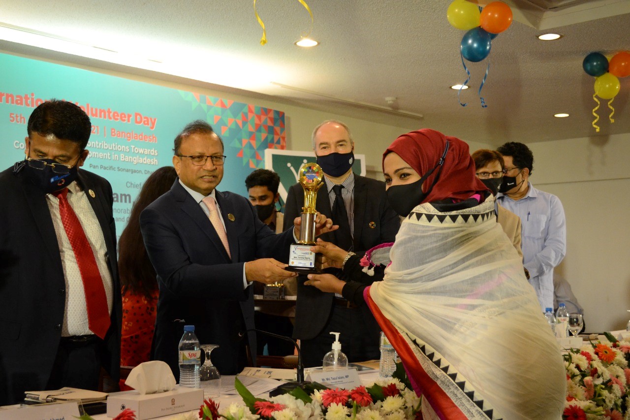 UN Country Champion Volunteers Award - 2021